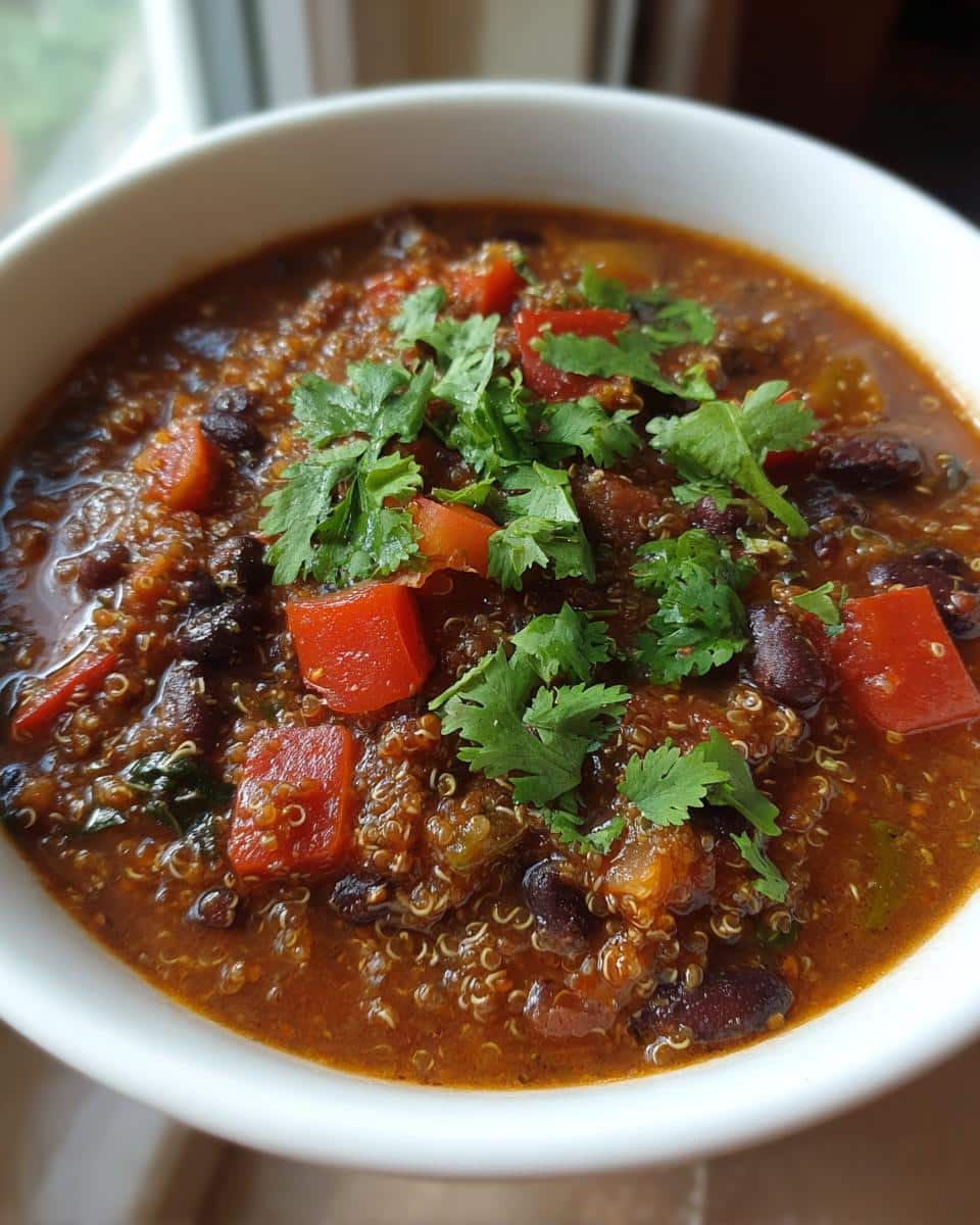 Hearty Quinoa and Black Bean Chili - detail 1