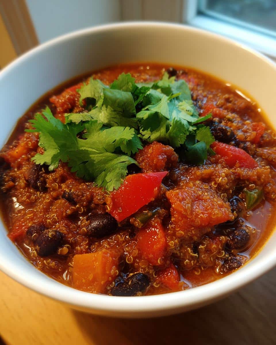 Hearty Quinoa and Black Bean Chili - detail 2