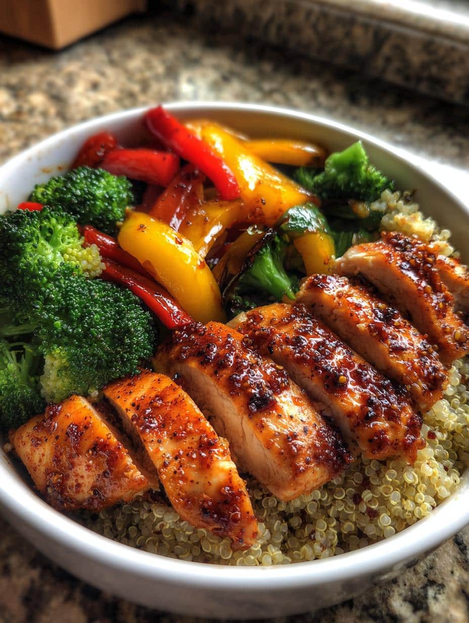 High-Protein Chicken and Veggie Prep Bowls - detail 1