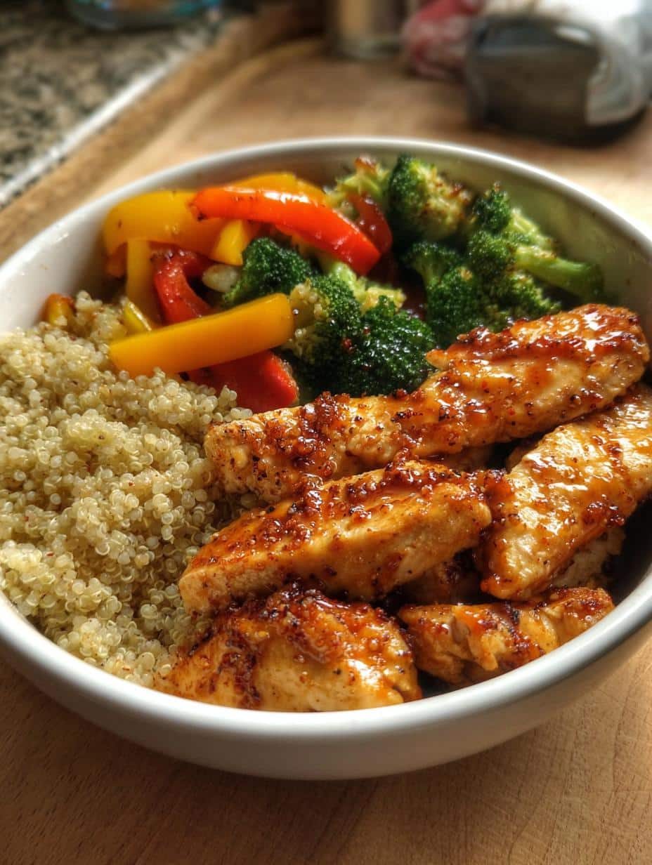 High-Protein Chicken and Veggie Prep Bowls - detail 2