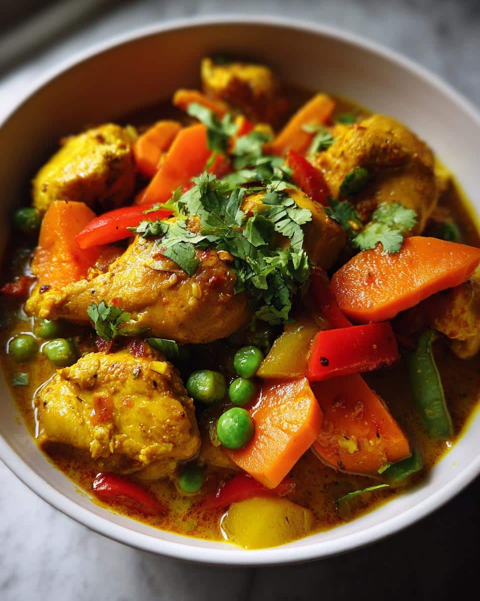 Instant Pot Chicken & Vegetable Curry - detail 2