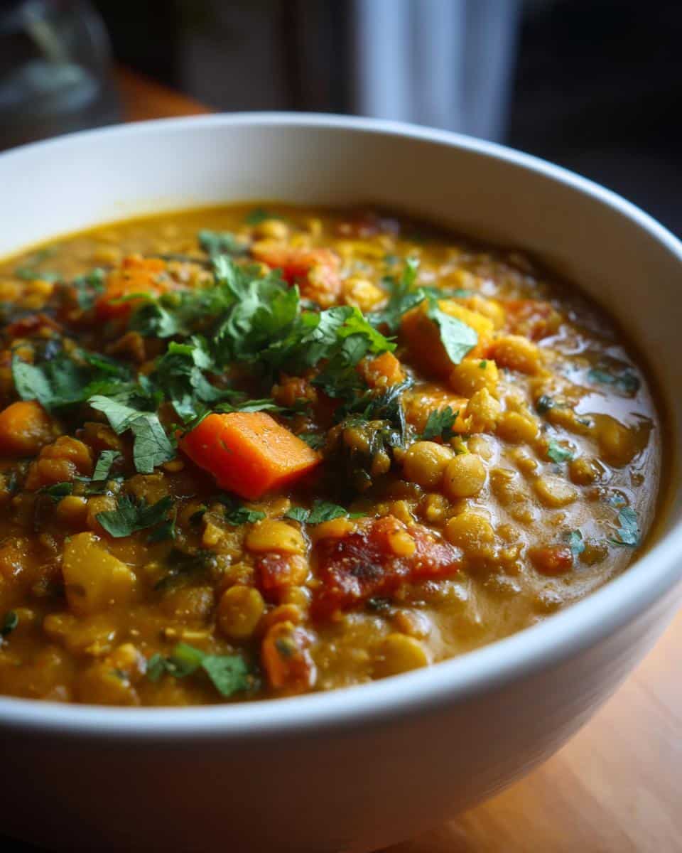 Instant Pot Lentil and Vegetable Curry - detail 1