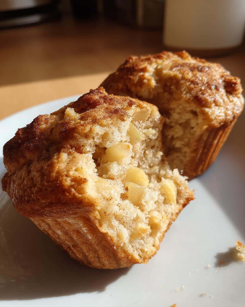 Low-Sugar Apple Cinnamon Muffins - detail 2