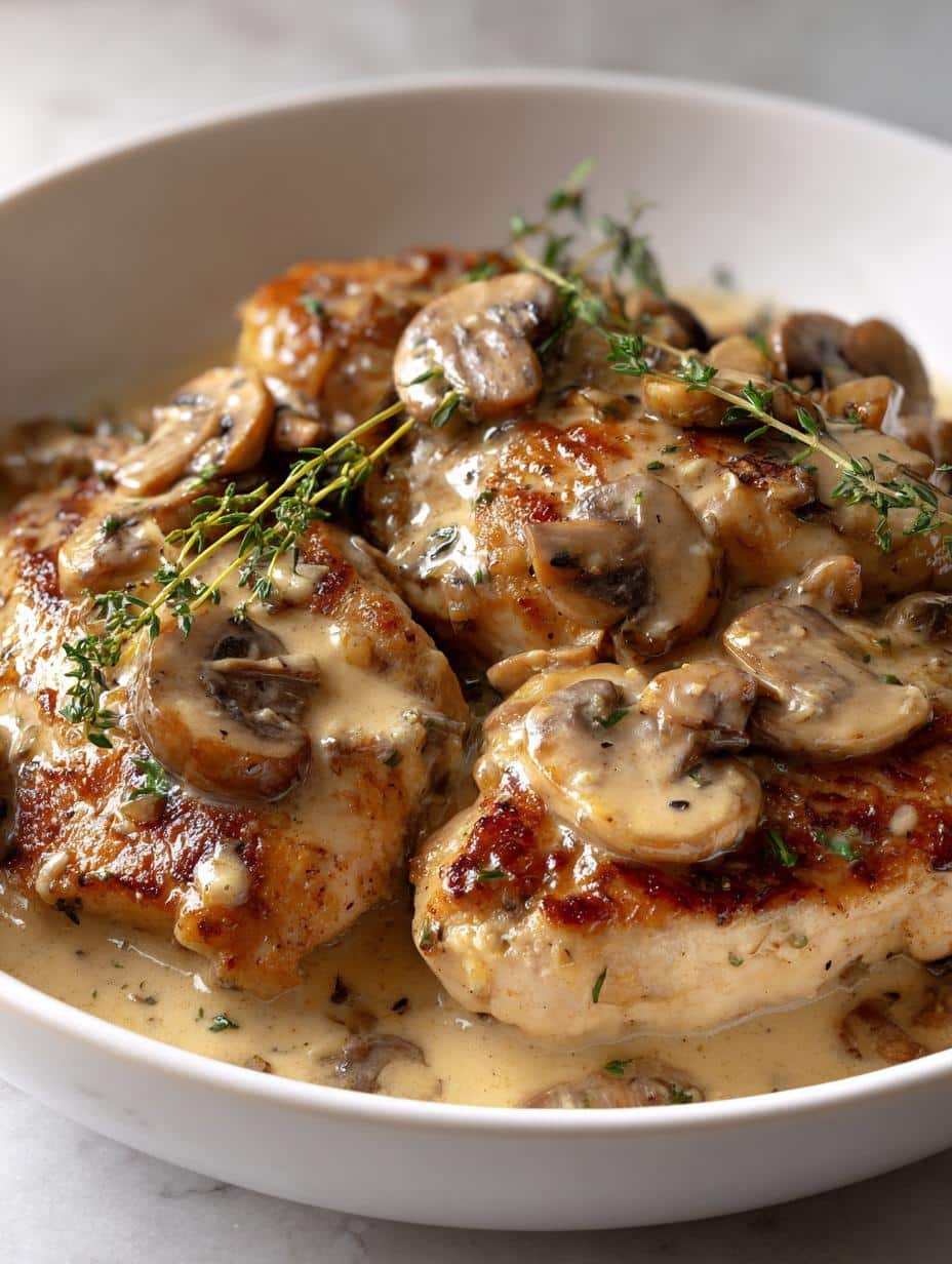 One-Pan Creamy Mushroom Chicken - detail 2