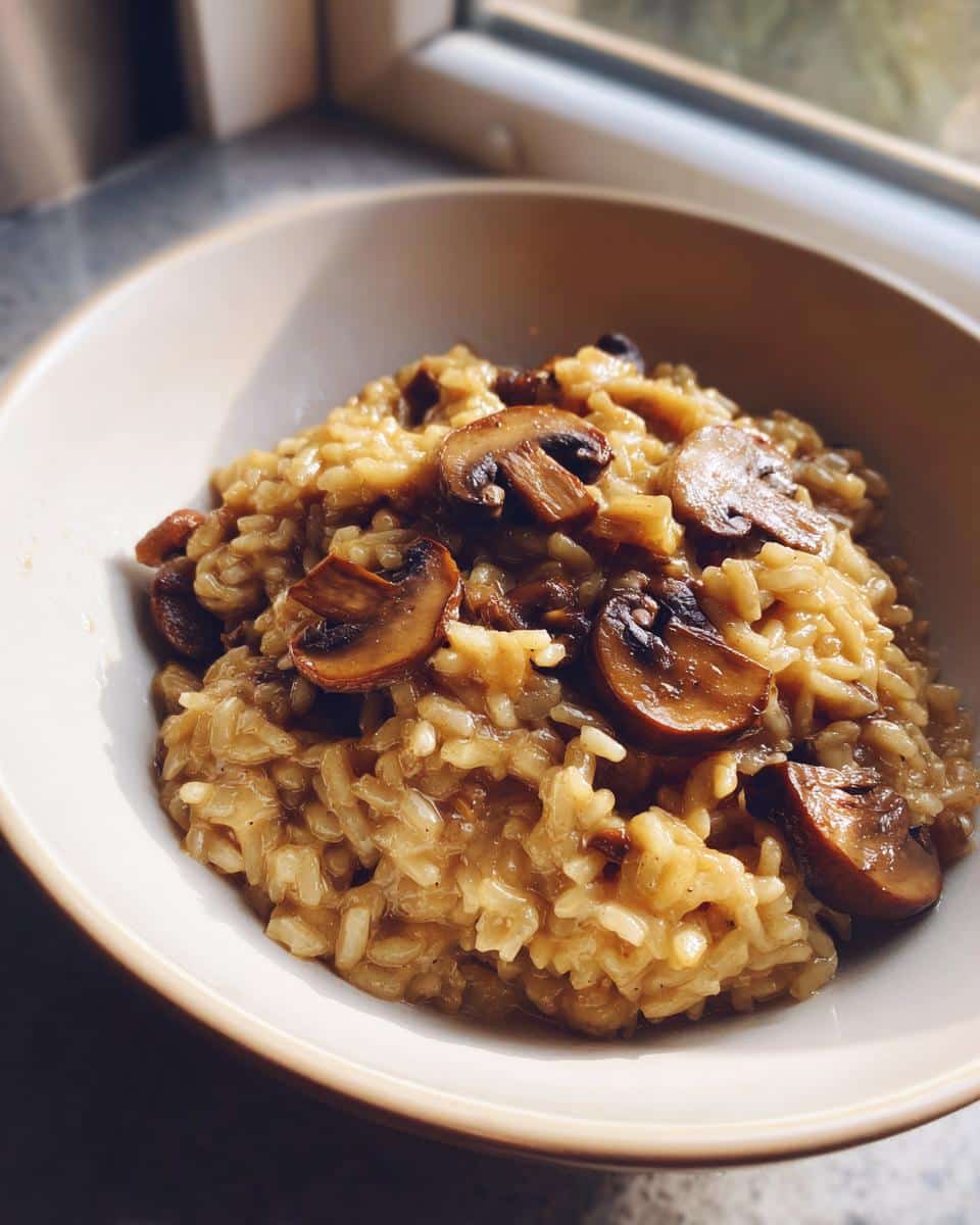 One-Pot Creamy Mushroom Risotto - detail 1