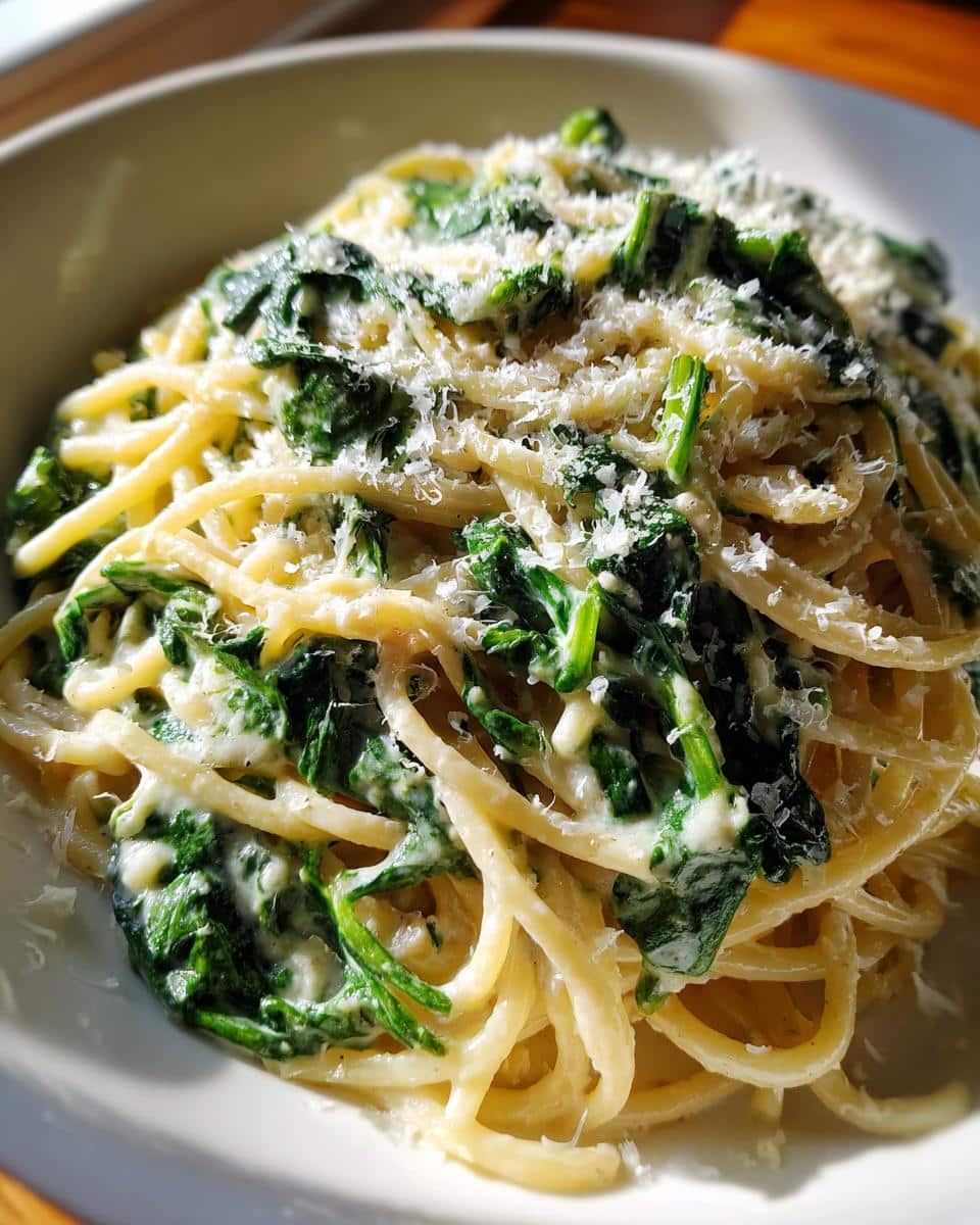 One-Pot Creamy Spinach Pasta - detail 1