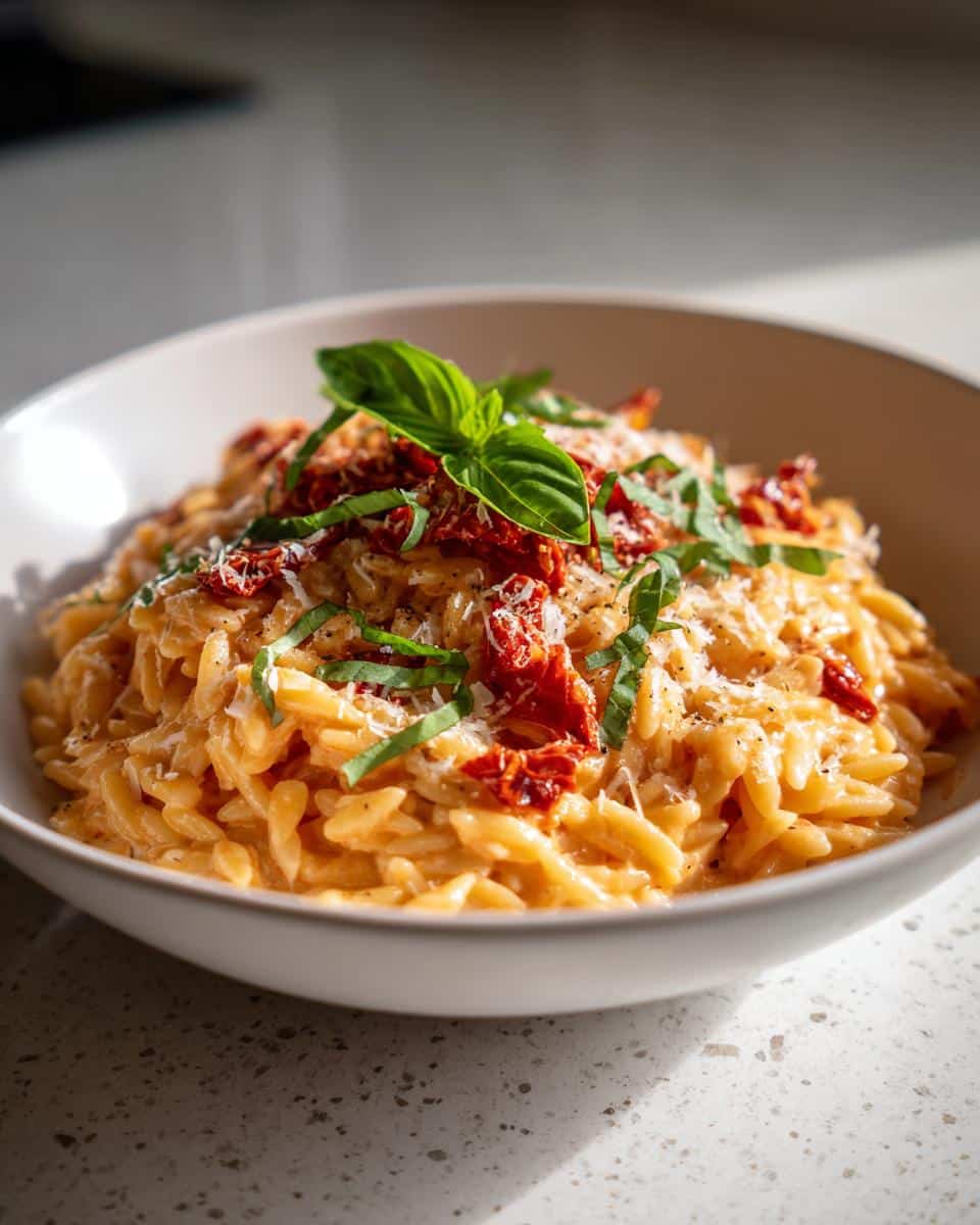 One-Pot Creamy Sun-Dried Tomato Orzo - detail 2