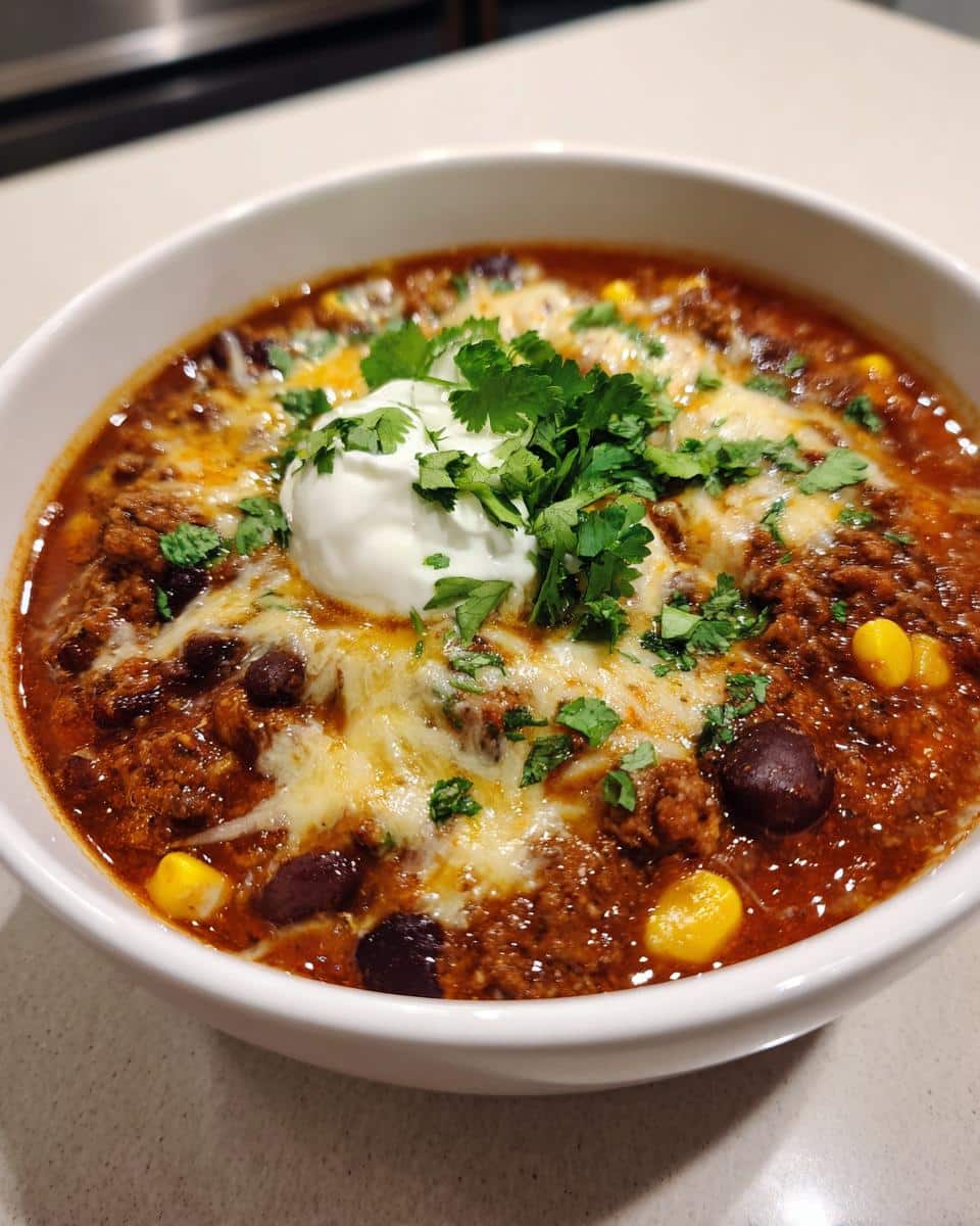 One-Pot Creamy Taco Soup - detail 2