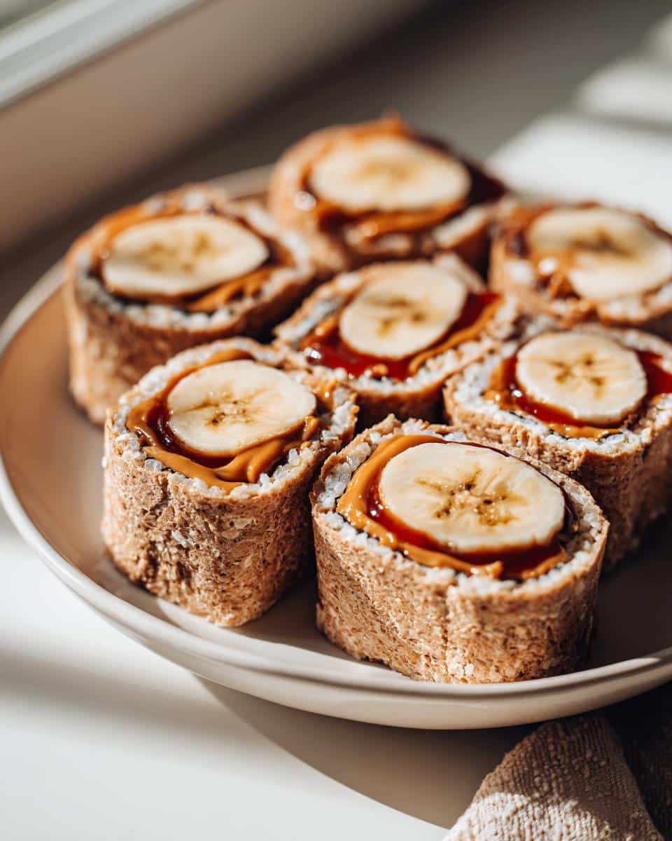 Peanut Butter & Jelly Sushi Rolls - detail 1