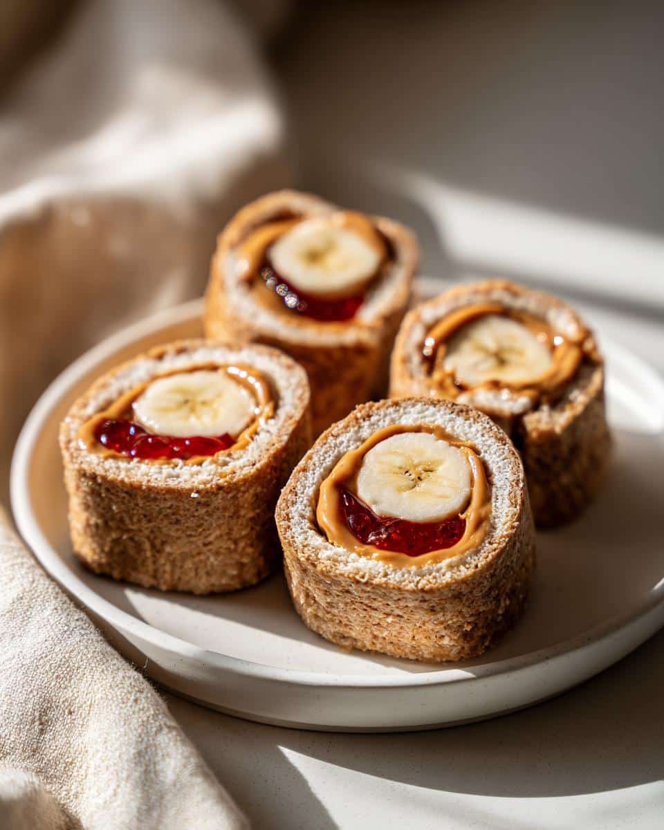 Peanut Butter & Jelly Sushi Rolls - detail 2