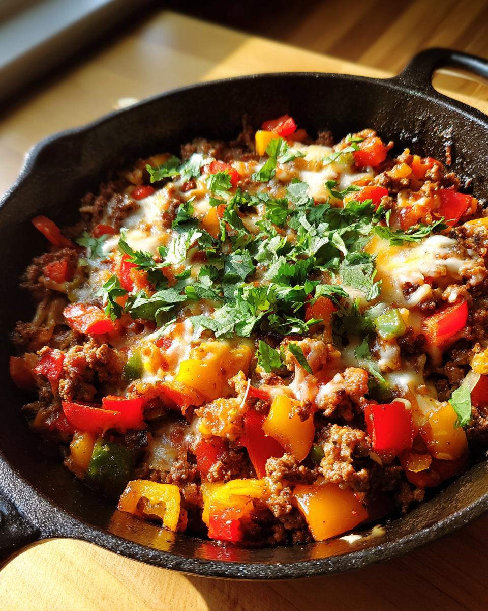 Spicy Ground Beef Skillet - detail 2