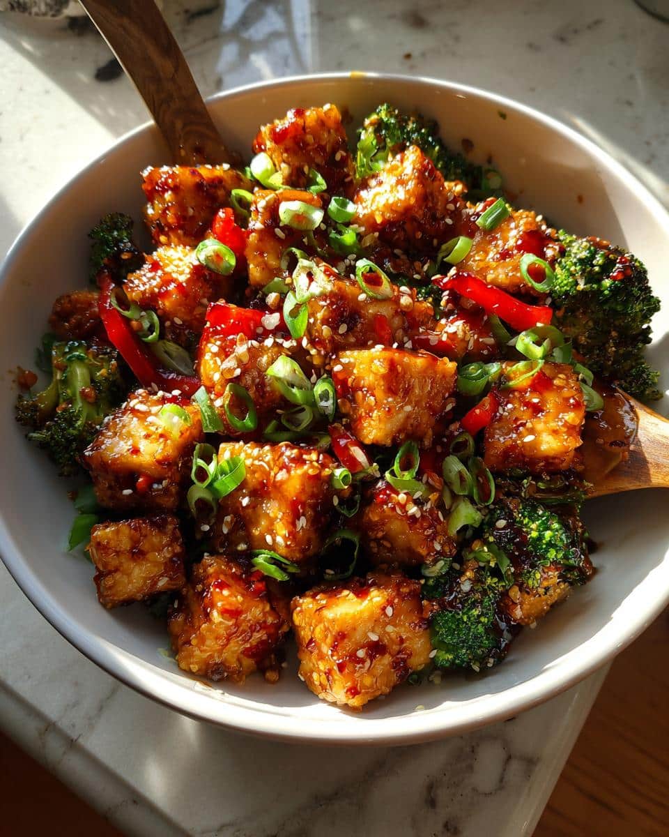 Spicy Peanut Tofu Stir-fry (30 Min) - detail 2