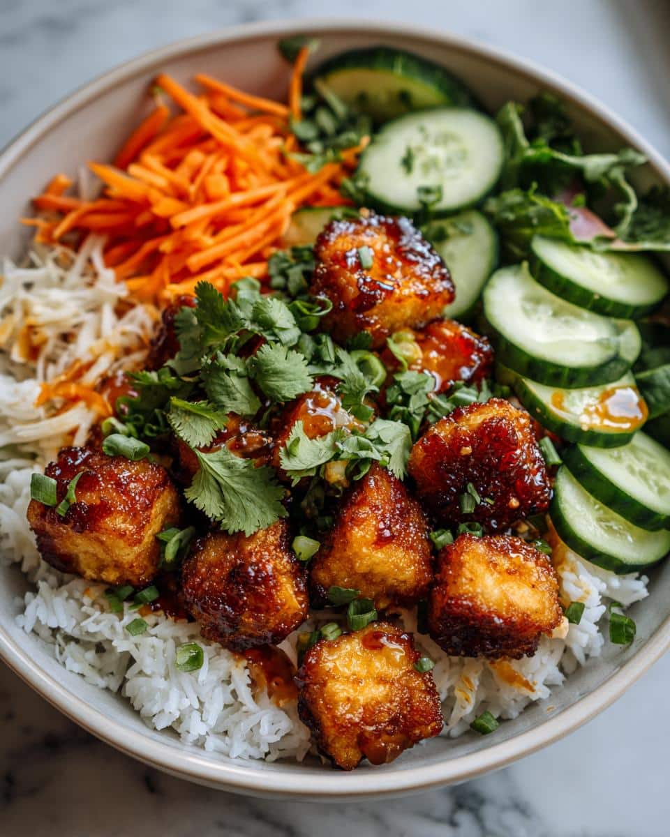 Spicy Tofu Banh Mi Bowls - detail 1