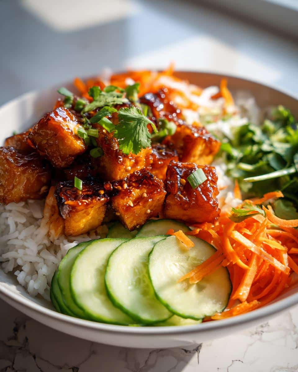 Spicy Tofu Banh Mi Bowls - detail 2