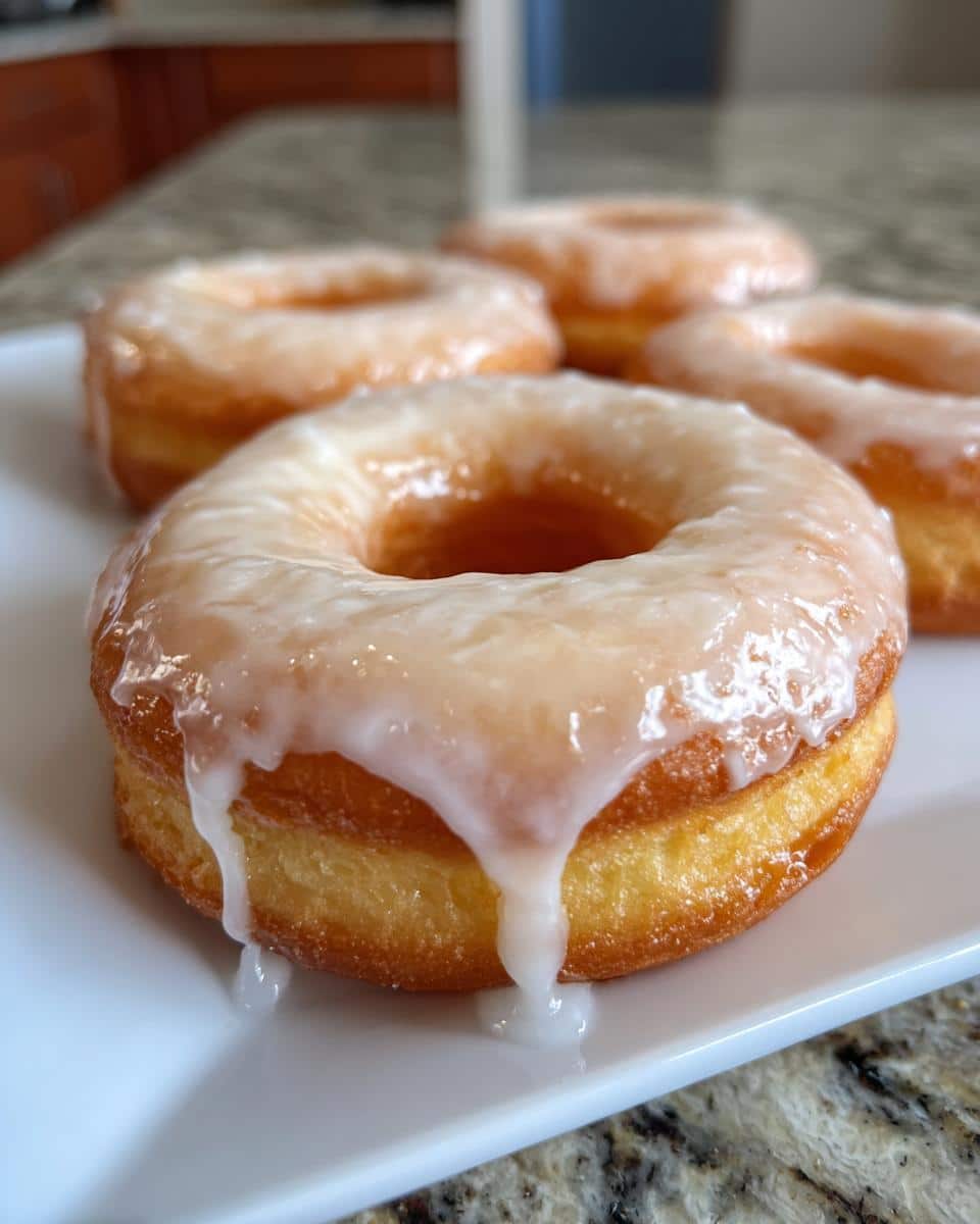 Vanilla Glazed Donuts - detail 1