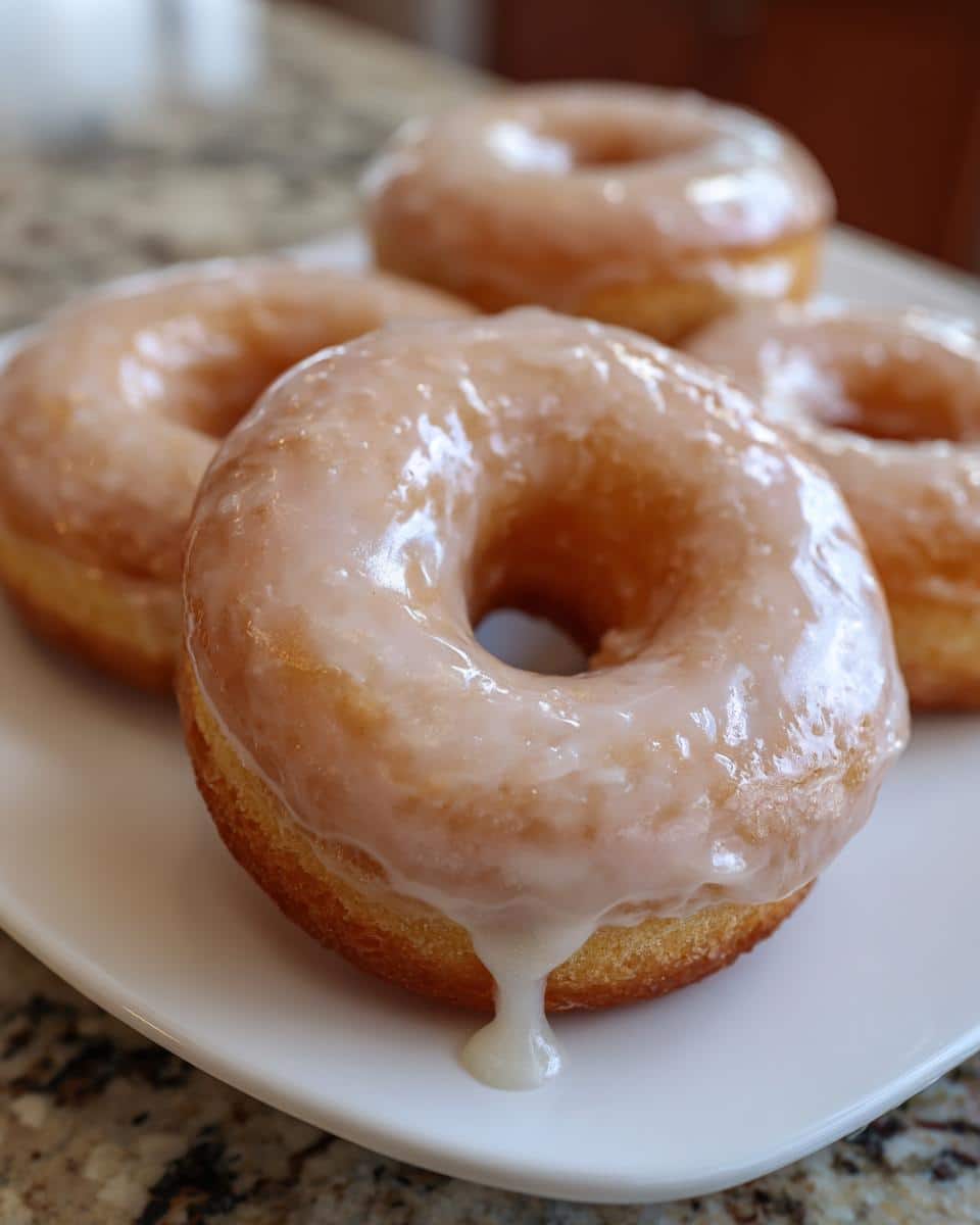 Vanilla Glazed Donuts - detail 2