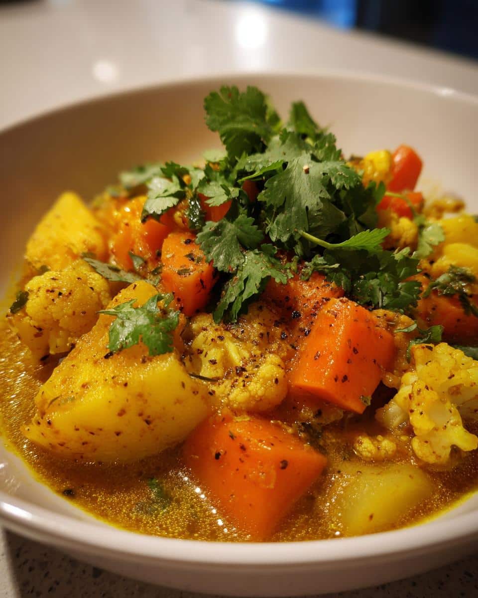 Winter Vegetable Curry - detail 1