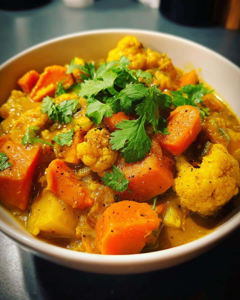 Winter Vegetable Curry - detail 2